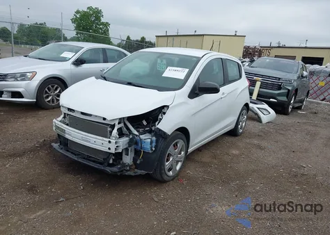 2019 Chevrolet Spark Ls Cvt из США, поврежденный, VIN KL8CB6SAXKC792720